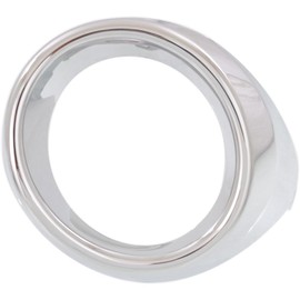 For Lexus ES300h/ES350 2013 2014 2015 Fog Light Trim Passenger Side | Front | Chrome and Silver | Replacement For LX1039104