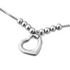 925 Sterling Silver Indian Heart Love Beaded Ankle Bracelets Anklet