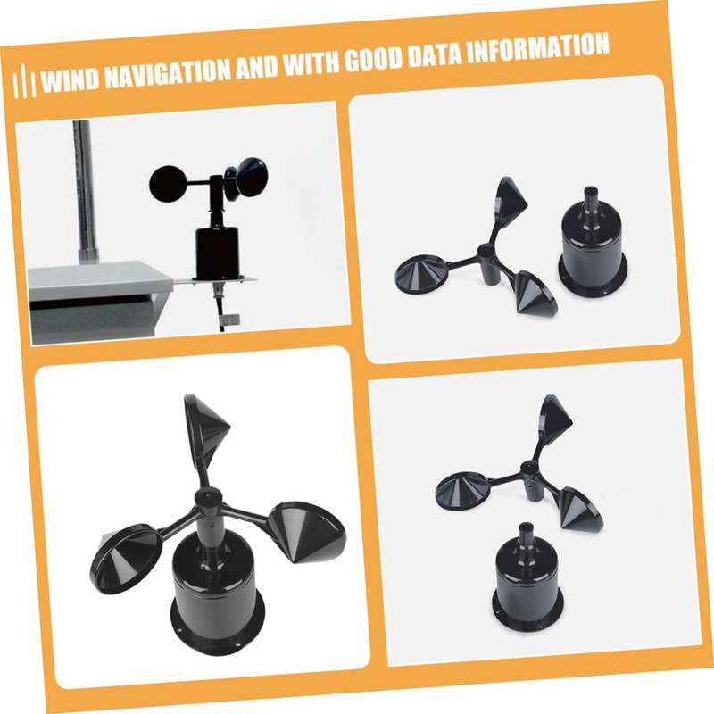 Abaodam 2pcs Wind Indicator Shell Durable Wind Anemometer Cover for