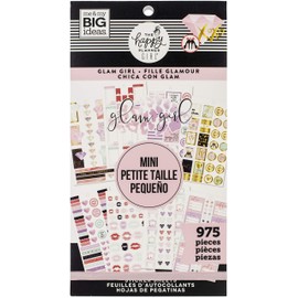 ME & MY BIG IDEAS Happy Planner STCKRS, Glam Girl, 975/Pkg