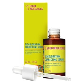 Good Molecules Discoloration Correcting Serum - Skin Care for Face 1 FL Targeting Dark Spots and Hyperpigmentation Size / 좋은 분자 변색 보정 세럼 - 다크 스팟 및 과색소침착을 표적으로 하는 얼굴 1 FL을 위한 스킨 케어 Size