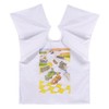 Hairdressing Cape Children's Cape "Car" Hairdressing Cape for Children, White, 70x101