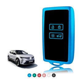 TOOMUME Car Key Cover TPU Glossy, Car Key Case Key Fob Cover Fit for Renault Scenic 4 Megane 4 Clio 5 Espace 5 Kadjar Captur Arkana Austral Zoe Dacia Duster Sandero Stepway