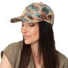 Stetson Flower Jacquard Cap Baseball Cap Women's Metal Buckle with