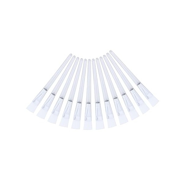 12pcs Crystal Handle Facial Mask Brush Face Masks Peel Serum