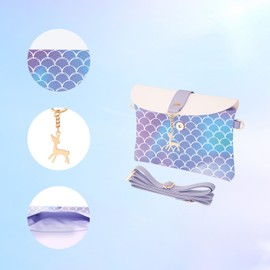 AISPARKY Small Cross Body Bag for Girls PU Leather Shoulder Handbag Cross Body Purse Cute Gifts for Teens Girls