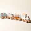 ibwaae Wooden Train Set for Baby Gift Toys with Numbers