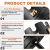 Threaded Rod Nut Runner Drill Attachment, Heavy Duty Rapid Spin