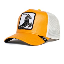 Goorin Bros. Piel Collection Trucker Hat, Gold (Piel Horse), One Size