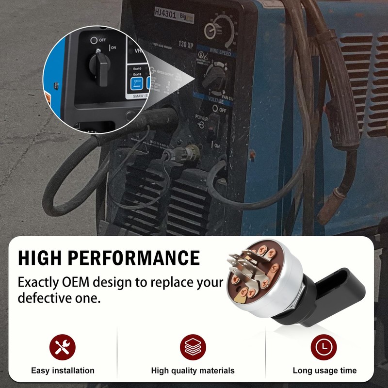 Switch Starter Ignition Switch with Handle Lever 4 Position 5