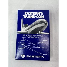 Vintage Eastern Airlines SEALED Playing Card Deck Eastern Trans-Con