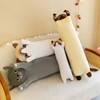 Long Cat Plush Pillow, Cute Cat Plush Pillow, Plush Filled