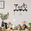 Xedatric Space-Saving Kitchen Towel Hooks Set - Decorative Wall Hooks