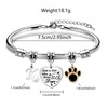 Hcvone Initial Dog Bracelets Paw Bracelet Just A Girl Who