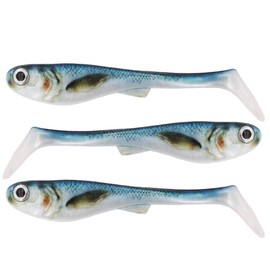 FISHN GRUMPY nature 3-pack, 10gr - 11cm, Ultra Realistic HighResCapture-Design, fishing lures for pike fishing, perch fishing, soft lure pike (Whitefish)