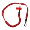 2Pcs Kayak Paddle Leash Nylon Rubber Corrosion Resistant Stretchable Anti