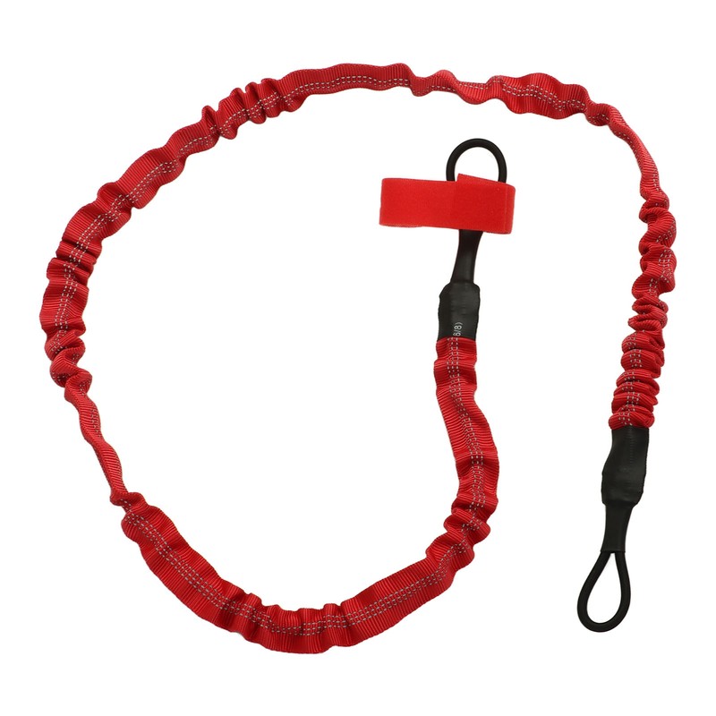 2Pcs Kayak Paddle Leash Nylon Rubber Corrosion Resistant Stretchable Anti
