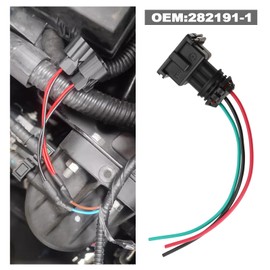 SING F LTD 2pcs 3 Pin Pre-Wired JPT Junior Power Timer Connector Replacement Part 282191-1 Compatible with AMP TYCO Cable Length 12cm