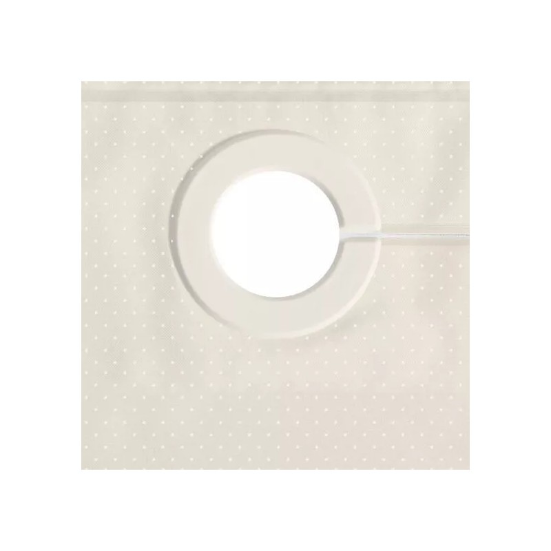 Manchester Mills Protect360° Shower Curtain 42x72 Petite Dot Beige Microban®