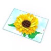 Lovepop Beautiful Vibrant Sunflower Bloom, 3-D Pop-Up Card, 5" x