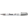 Sharpie Oil-Based Paint Marker, Medium Point, Metallic Silver, 1 Count