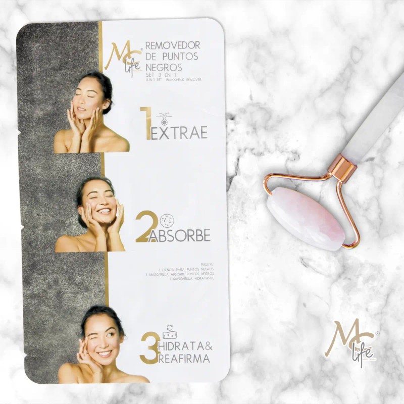 Kit Facial 5pzs Hidratación Serum Crema Humectante Limpiador Life