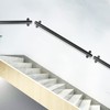 Dolibest 46 Inch Wall Mount Metal Handrail, Staircase Step Handrail,