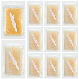 Reallnaive 10 Pcs Surgical Hand Scrub Brush with Sponge Disposable Double Sided Cleaning Scrub Brush for Nails Sensitive Skin Wound Care Doctors Office Cat