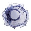 Gorros de organza para mujer con visera de organza, para