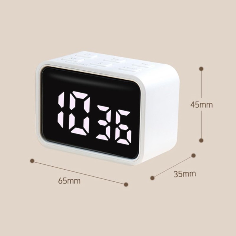 MUNEFE Digital Kitchen Timer, Magnetic Countdown Countup Timer with Large