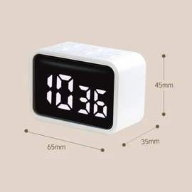 MUNEFE Digital Kitchen Timer, Magnetic Countdown Countup Timer with Large LED Display for Cooking (Orange)