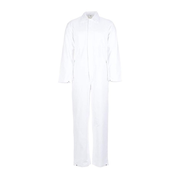 Planam Size 50 Women's Food Men's Overall Pure White Model