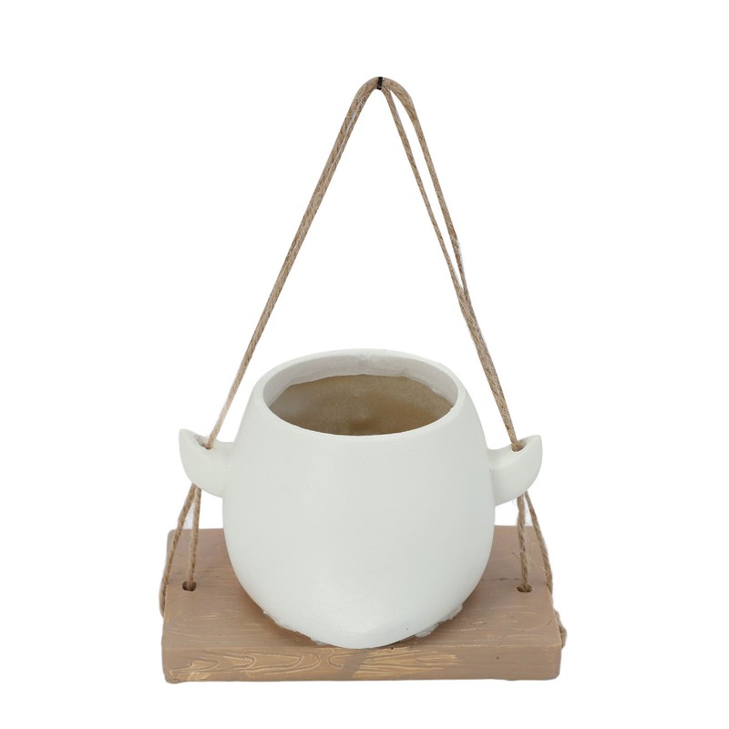 Swing Hanging Planter Cartoon Decorative Cute Swing Hanging Planter for