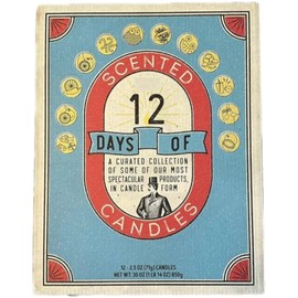 Trader Joe's 12 DAYS OF SCENTED CANDLES ADVENT CALENDAR Holiday 2024 NEW