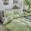 KAREVER Sage Comforter Set King Green Bedding Set Women Bed