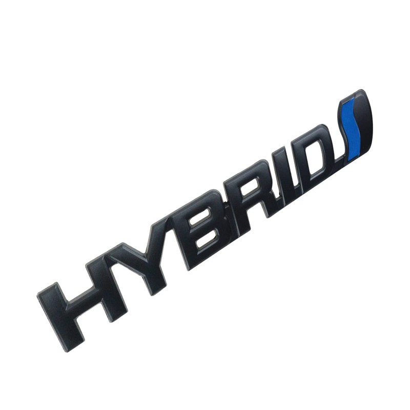 EmbRoom HYBRID Emblem Fender 3D Metal Badge Decal Replacement for