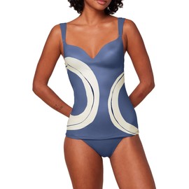 Triumph Women's Summer Allure Wp Tankini top, Blue Combination, 10/C