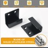 Alise Black Tile Display Wall Hanger Fastenerr,Stainless Steel Wall Mount