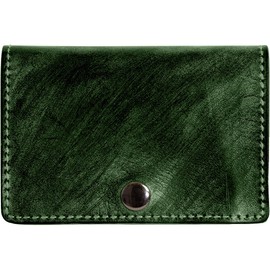 Dom Teporna Bridle Leather Trifold Wallet Small Slim Compact Genuine Leather Wallet Men's Women's 6 Colors -