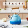 ROCKURWOK Tea Kettle, Tea Pot with Cool Touch Ergonomic Handle,