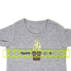 Omnigrid Ruler, 1-? x 12-Inch, Clear