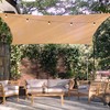 Sun Shade Canopy - 10x13ft Curved Rectangle Sun Shade Sail
