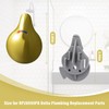 RP28595PB Shower Handle Replacement for Delta Faucet Temperature Knob and