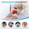 COMFIER Upgraded Wireless Knee Massager with Heat,Vibration, Heated Knee Brace