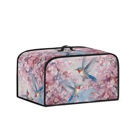 Yuresuaet Peach Blossom Mockingbird Covers Slow Cooker 6-8 Quart Small Appliance Compatible with Prrssure Cooker Air Fryer Rice Cooker Stain Resistant Washable