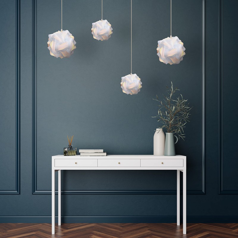 kwmobile DIY Puzzle Lamp Shade - Modern IQ Jigsaw Light
