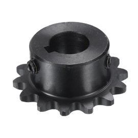 uxcell #35 Chain Roller Sprocket C Type, 5/8" Bore 14 Tooth Single Strand Chain Sprocket, Carbon Steel, Keyway with Set Screws