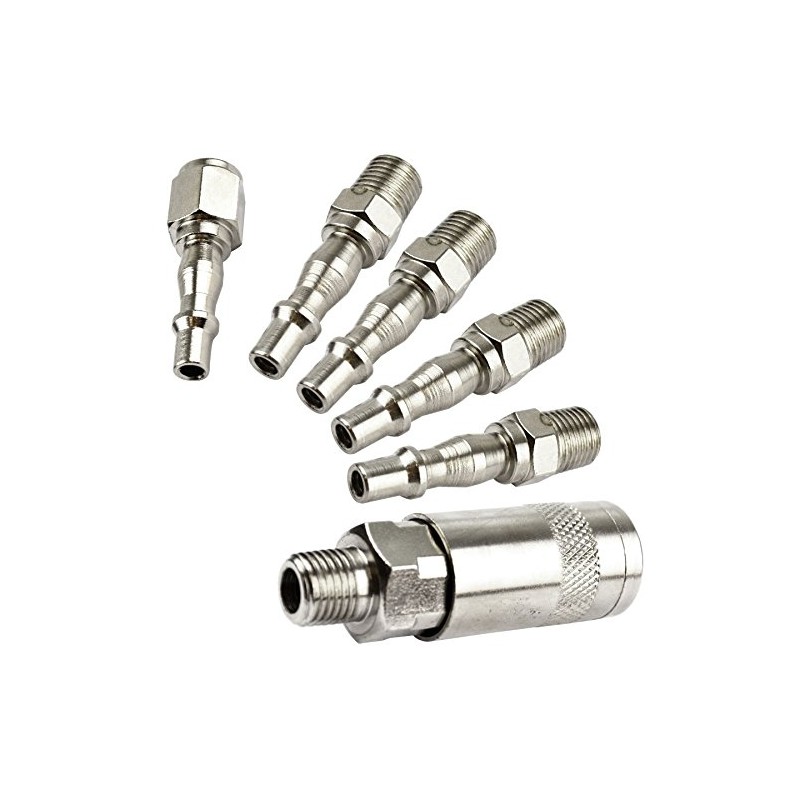 Air Line Hose Compressor Fitting Connector Quick Release Set Male