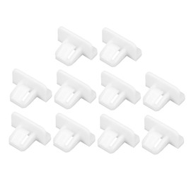 VekAuto 10 Pcs Car Fender Flare Bumper Clip Compatible for Chrysler Pacifica 2017-2020, Durable Nylon White Retainer Fastener