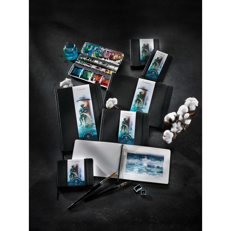 Hahnemühle Watercolour Book 100% Cotton, 250 g/m², Matte, Surface-Glued, 30